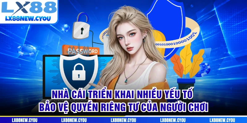 Nhà cái triển khai nhiều yếu tố bảo vệ quyền riêng tư của người chơi